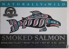 Alaska Smokehouse Smoked Natural Wild Alaskan Salmon Fillet Ready to Serve 8 oz.