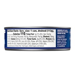 Solid White Albacore Tuna in Water, 5 oz Can, Pack of 4