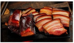 Chinese Style Bacon Cured Pork (Product of USA) Kam Yen Jan 五花腸肉 12 oz./ Pack