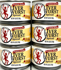 Underwood Premium Quality Liver Wurst Spread 4.25 oz ( Pack of 6 )~ Exp 3/2025