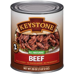 Natural Beef Canned Meat Fully Cooked No Water Added Ready to Eat 2 Pack New