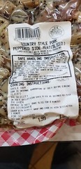 Country Style Cured Pork Peppered Side Meat 16 oz Vacuum Sealed Dennis