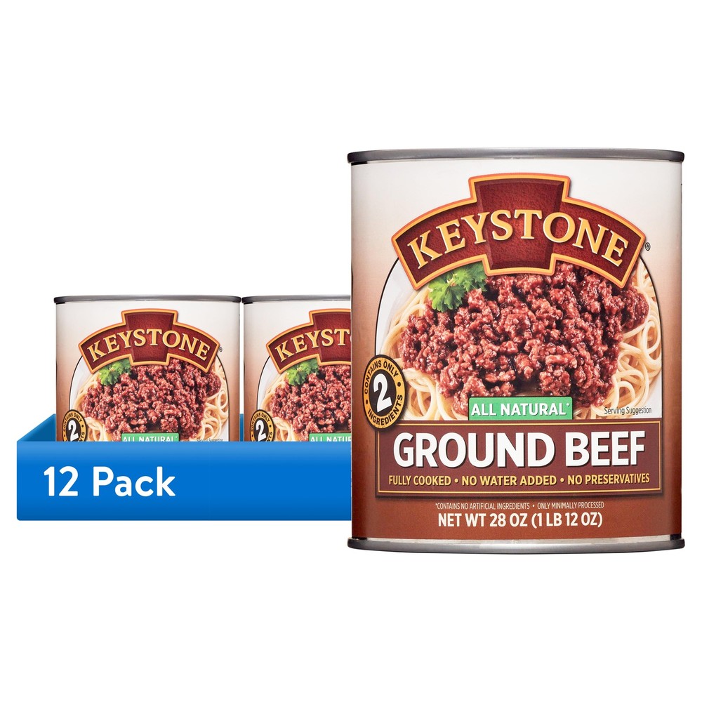 Natural Ground Beef, 28 Oz Can – 2 Pack