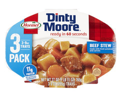 Beef Stew Ready to Eat Meal 9 oz x 3 Hearty Meat Potatoes Carrots Gluten Free-US