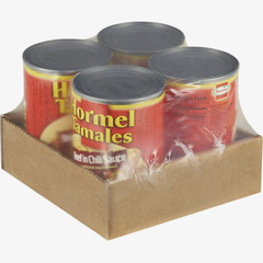 HORMEL Beef Tamales in Chili Sauce, Canned Tamales, Shelf-Stable, 15 oz Steel