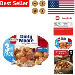 3 Pack Dinty Moore Beef Stew 9oz – Quick & Easy American Classic Gluten Free