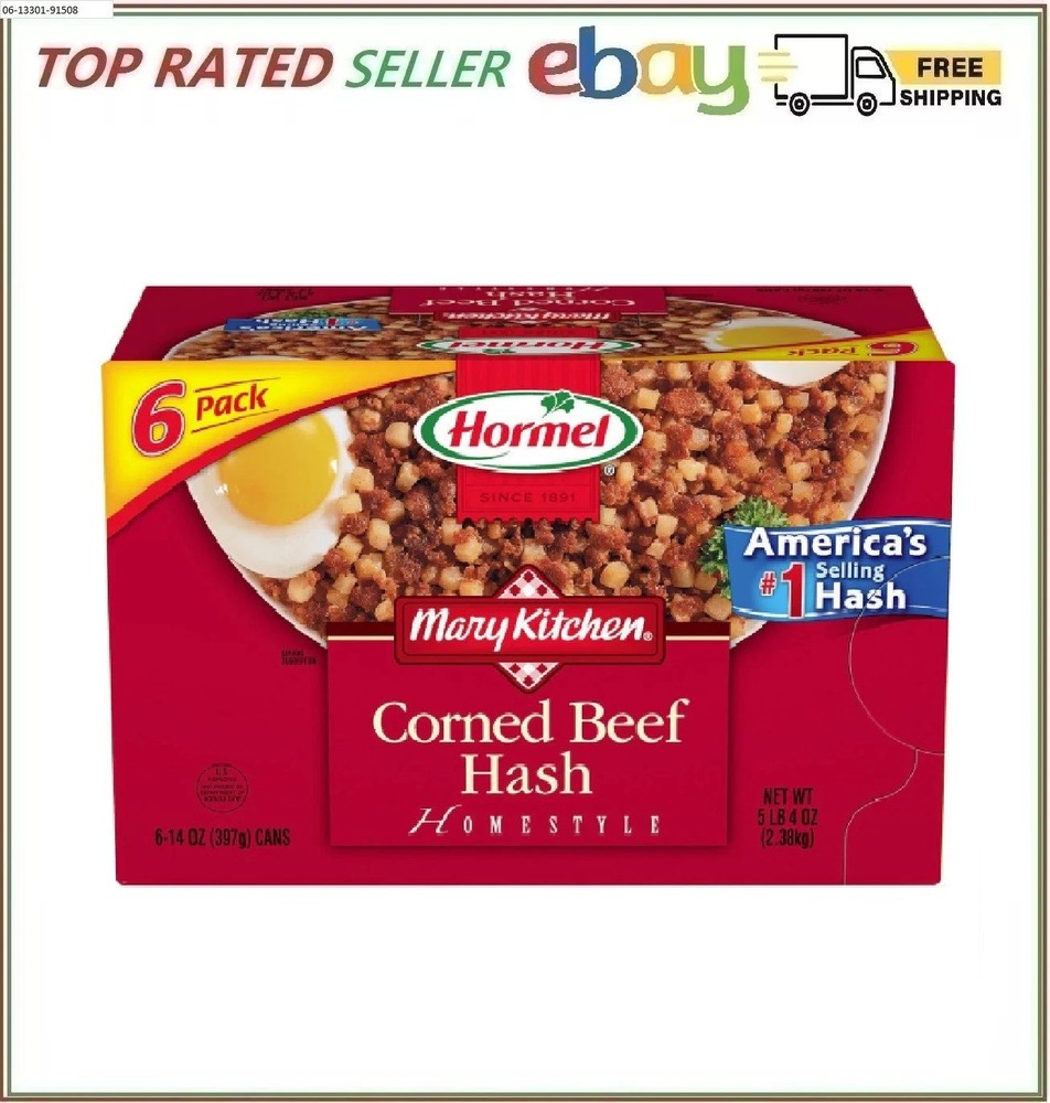 Hormel Mary Kitchen Corned Beef Hash 14 oz 6 Pack Hearty Breakfast