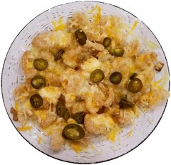 Lowreys Bacon Curls | Microwave Pork Rinds | Hot & Spicy | Four 1.75-oz. Packets