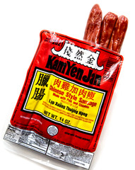 Kam Yen Jan Chinese Style Sausage Made with Pork & Chicken 14 oz ( Pack of 3 )