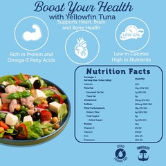 Ready to Eat Italian Tuna Salad – Tuna Snacks with Beans, Chickpeas, Peas & P…