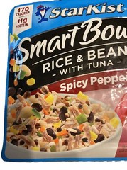 6 StarKist TUNA Smart Bowls Spicy Pepper 4.5 oz Pouch – Rice & Beans