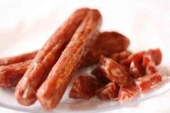 Kam Yen Jan Chinese Style Pork Sausage 14 oz ( Pack of 4 ) ~ Made In USA