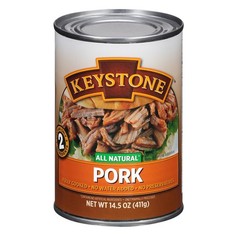 Keystone Meats All Natural Heat and Serve Canned Pork, 14.5 Ounce (Pack of 2)