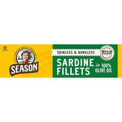 Season Skinless & Boneless Sardines in Oil – 4.375-Ounce (Pack of 6)