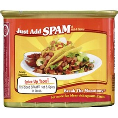 Spam Hot & Spicy, 12 Ounce Can 🌶️ (Pack of 5)