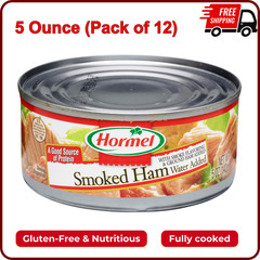 HORMEL Canned Ham, Smoked, 5 Ounce (Pack of 12) – Gluten-Free and Nutritious