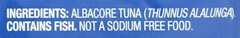Wild Planet Wild Albacore Tuna, No Salt Added 3 Ounce
