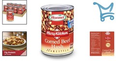 Corned Beef Hash 4oz Pack of 8 – Easy Breakfast, Protein, Versatile