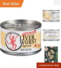 Protein-Packed Liverwurst Spread 6-Pack – Perfect for Sandwiches & Snacks