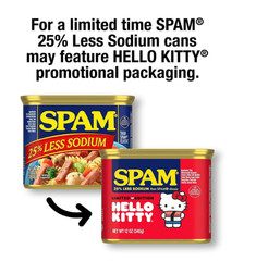 SPAM Less Sodium 12 Oz Pack Of 12 , Fast Delivery