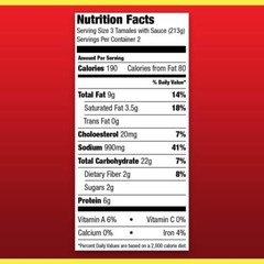 Beef Tamales 15 Oz (8 Pack)
