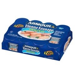 (12 Cans) Armour Original Vienna Sausage 4.6 oz