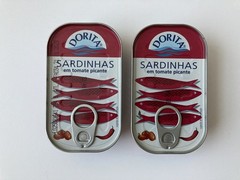 2 Doritas Portugal Sardines Picante Spiced In Tomato Sauce Can Set Lot 10/2029