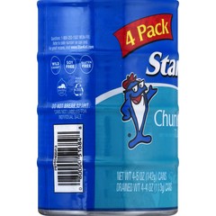 StarKist Chunk Light Tuna in Water, Wild Caught, 20g Protein, 5 oz (2 pack)…