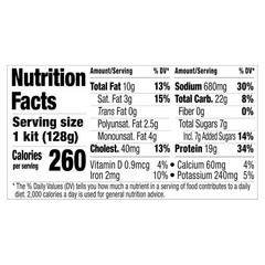 Lunch-To-Go Mix Your Own Tuna Salad, Chunk Light Tuna Pouch, 4.5 Ounce Kit, 1…
