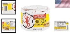 Brand New White Meat Chicken Spread 4.25oz Pack of 4