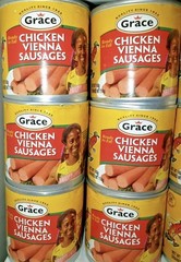 6 Jamaican Grace Chicken Vienna Sausage