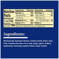 24-Pack 4.6 oz Vienna Sausage in Chicken Broth-~