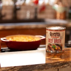 Lehman’s Canned Broth for Baking, Cooking and Pantry, All Natural Stock