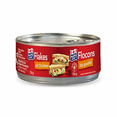 12 Pack Maple Leaf Flakes of Chicken156g Each CAN- FRESH AND DELICIOUS! CANADA