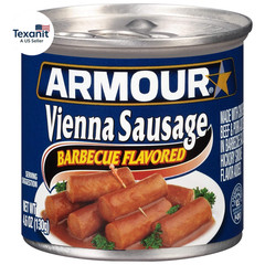 Star Vienna Sausage, BBQ Flavored, Ready to Eat Canned Sausage, 7G Protein per S