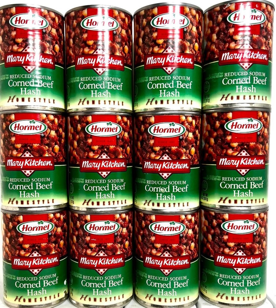 Hormel Mary Kitchen Reduced Sodium Corned Beef Hash 14oz(Pack of 12)~Exp 11/2025