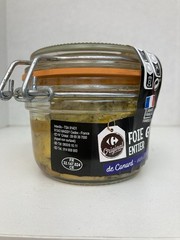 Foie Gras Canard Duck Liver Carrefour France 125g
