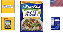 25% Less Sodium White Chicken Pouch – 2.6 oz of Gourmet Convenience