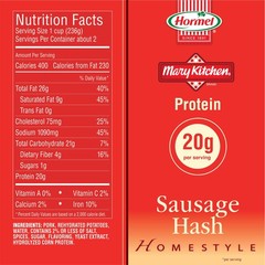 Hash Sausage Hash 14 oz (12 Pack)