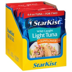 Chunk Light Tuna in Sunflower Oil 6.4 Oz Pack of 12 Cans
