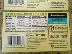 Season Wild Caught Skinless Boneless Sardines 4.375 Oz 22g Protein Lot Of 3