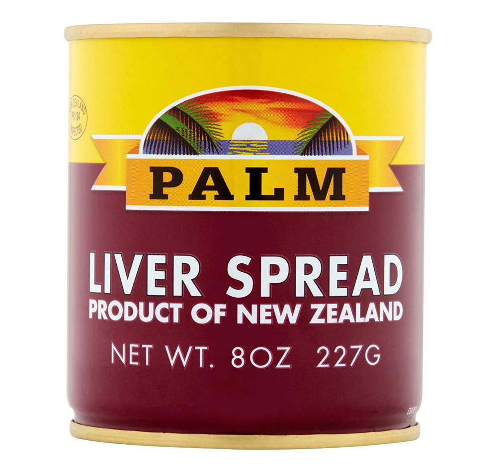 Palm Liver Spread Product of New Zealand 8 oz (Pack of 3)