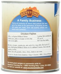 6 Pack Keystone Meat All Natural Canned Chicken, 28 Ounce Long Term Storage Food