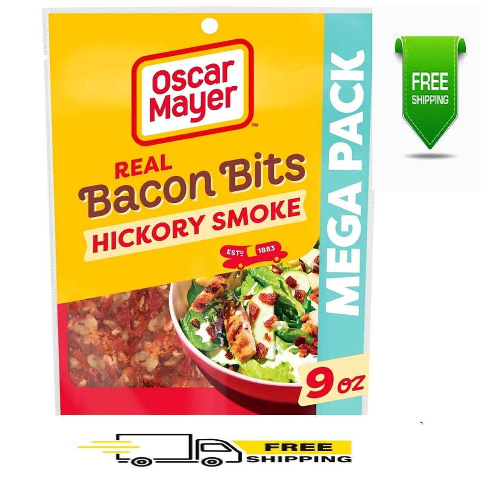 Oscar Mayer Real Bacon Bits Mega Pack, 9 oz Bag, 2-2.5 cups