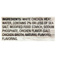 (6 Pack) Great Value Premium White Chicken 2.6 oz Pouch Fully Cooked Ready to Ea