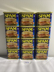 SPAM Luncheon Meat 12 oz, Pack of 12 , (T570) BB 05/2027, Free Shipping