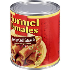 (3 Pack) Beef Tamales in Chili Sauce, Shelf Stable, 28 Oz Steel Can