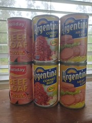 Argentina MEATLOAF & CORNED BEEF & Holiday BEEF LOAF 150g Each NEW! 6 Cans