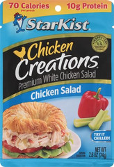 Chicken Creations, Chicken Salad, Single Serve Pouch, 2.6 Oz