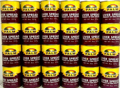 Palm Liver Spread Product of New Zealand 8 oz ( Pack of 24)~Exp 11/6/2025